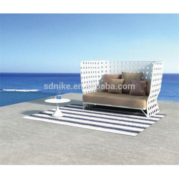 SL- (86) móveis de vime de vime cadeira de sofá de casal assento alto de volta para trás